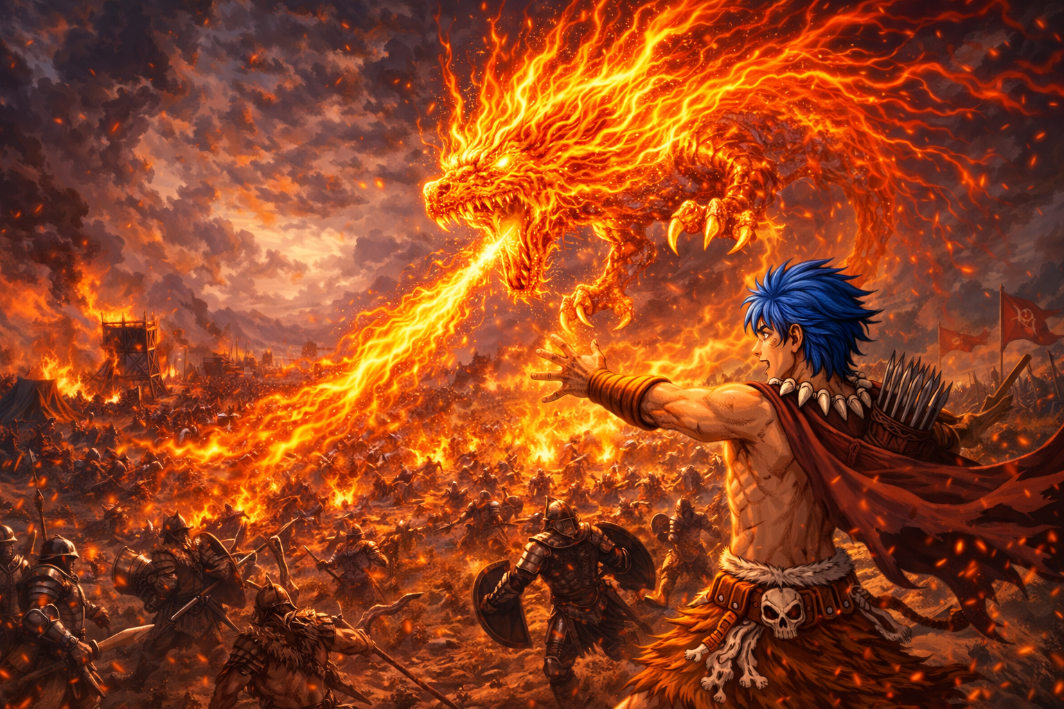 Karleon libera su ataque de Etheria
