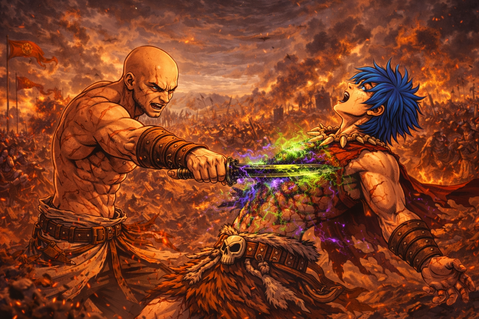 Karleon libera su ataque de Etheria